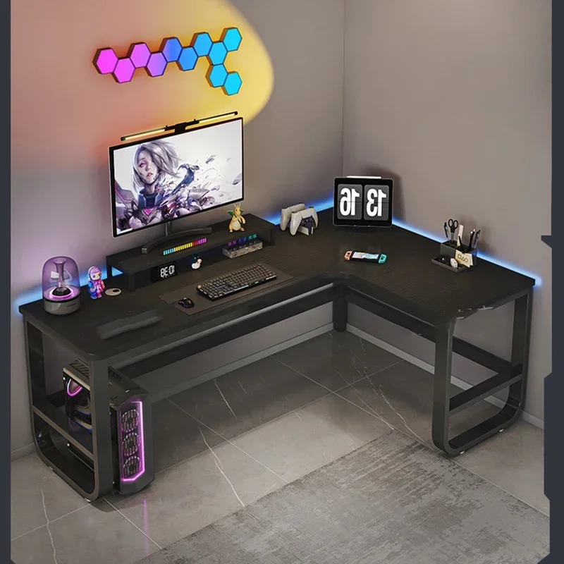 Desk Setup Corner - Gamer Bureau Hoek Draagbare Klaptafel Bed
