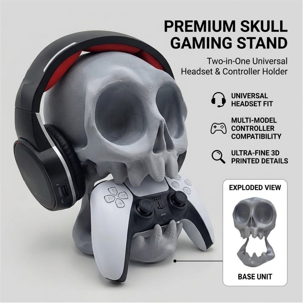 Desk Setup Ps5 - Creatieve Gaming Controller Esports Oordopjeshouder voor