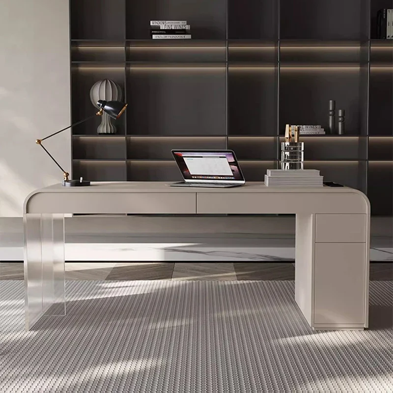 Desk Setup Corner - Minimalistisch directiekantoorbureau Werkkamerbureaus Aanbod van studeertafel