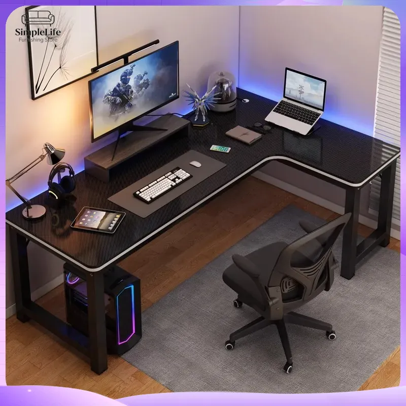 Desk Setup Corner - Hoekbureau voor gaming, computerbureau voor pc