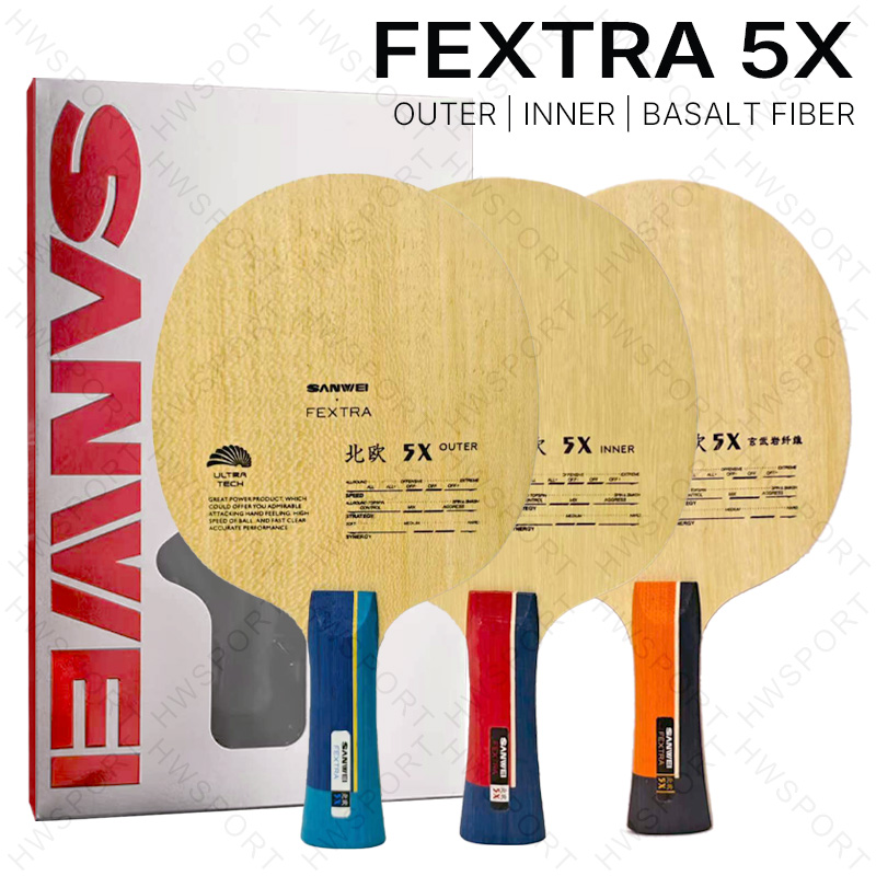 Desk Setup Tips - SANWEI FEXTRA 5X Tafeltennisblad Binnenste Buitenste