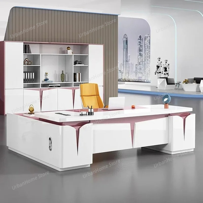 Desk Setup Corner - Meubilair Kantoor Bureauset-up Accessoires Eenvoudige tafel