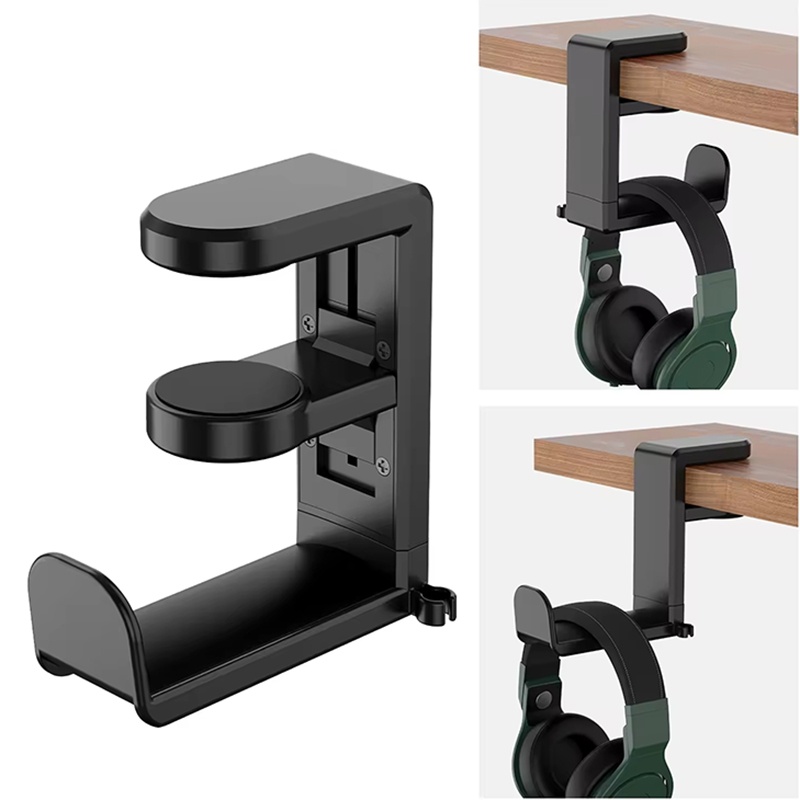 Headphone Hook Under - Universele gaming-hoofdtelefoonstandaard Headset-haakhouder Opslaghouder met verstelbare