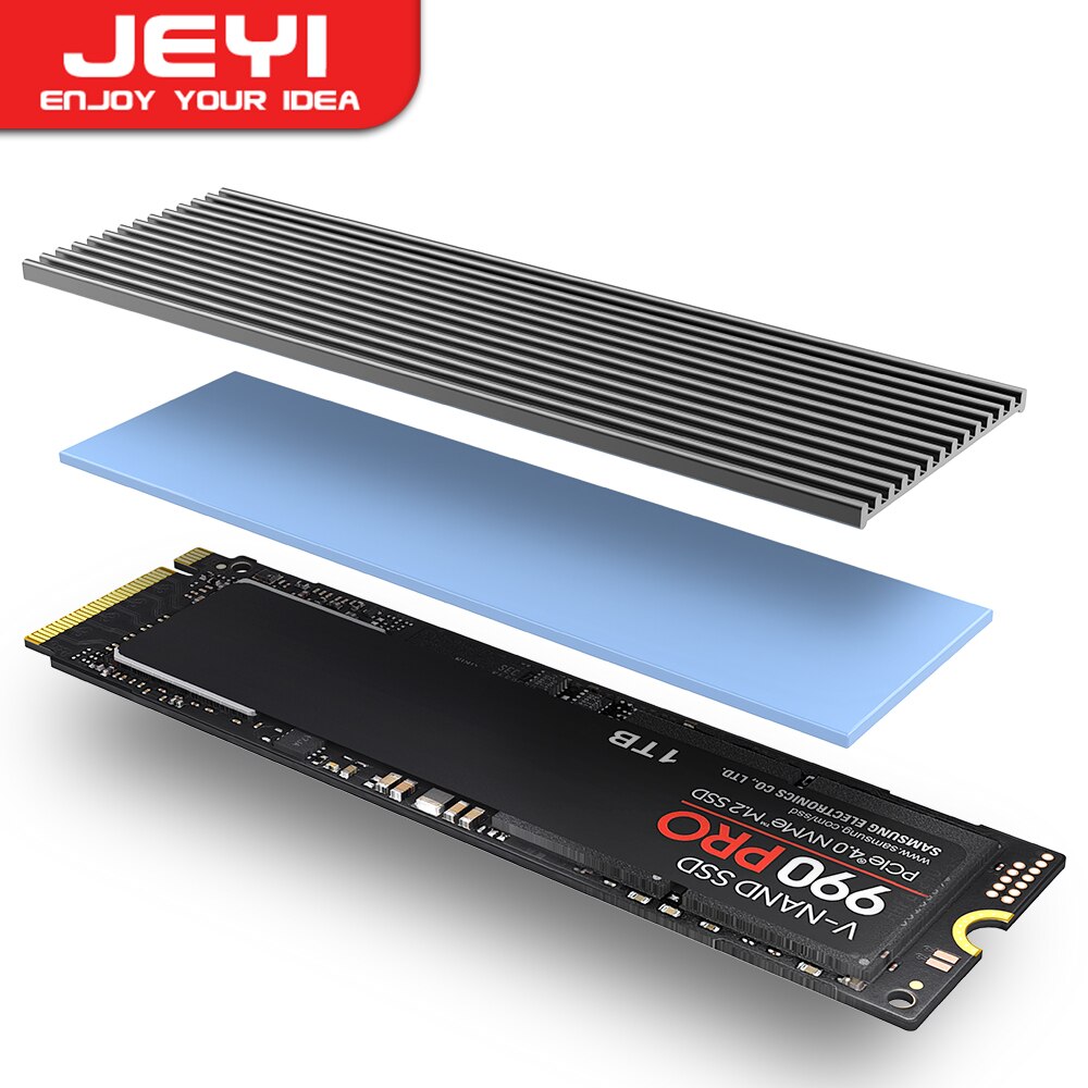 Desk Setup Ps5 - JEYI M.2 SSD-koellichaam, aluminium NVMe-radiator 2280