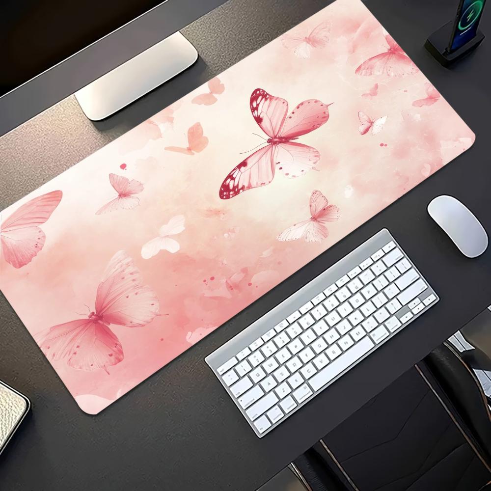 Waterverf roze vlinder grote g - Desk Setup Gaming Pc recensie en prijs