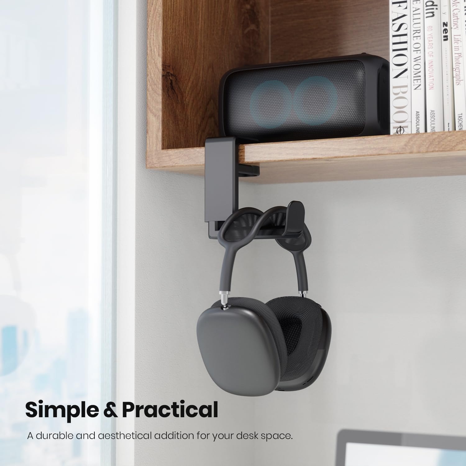 Zonder Punch Tafel Haak Hoofdt - Headphone Hook Under recensie en prijs