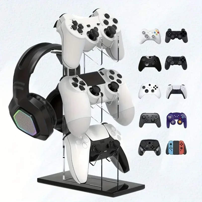 Controllerhouder met headset-h - Desk Setup Ps5 recensie en prijs