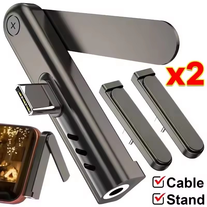 2/1PCS Draagbare USB C Naar 3. - Headphone Hook Under recensie en prijs