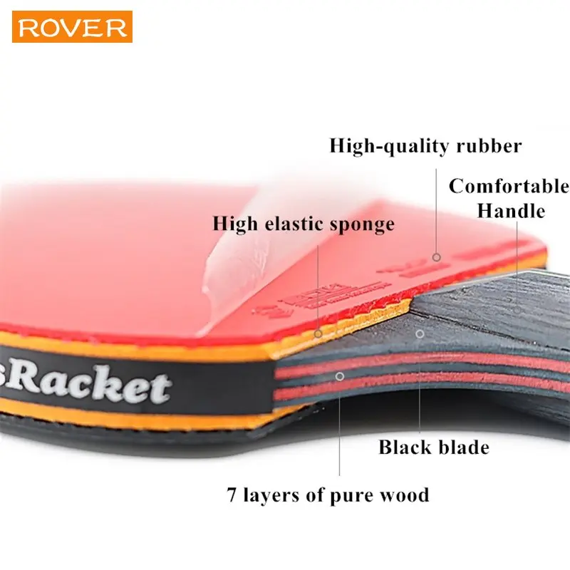 5/6 Ster Tafeltennis Racket 2  - Desk Setup Tips recensie en prijs