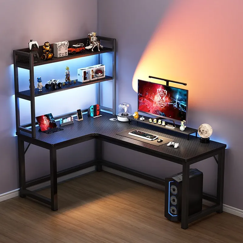 Hoek-gamingbureau met boekenpl - Desk Setup Corner recensie en prijs