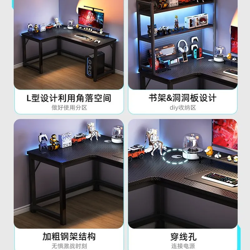 Hoek-gamingbureau met boekenpl - Desk Setup Corner recensie en prijs