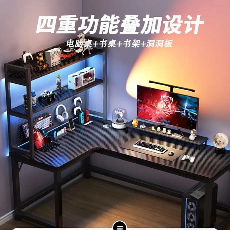 Hoek-gamingbureau met boekenpl - Desk Setup Corner recensie en prijs