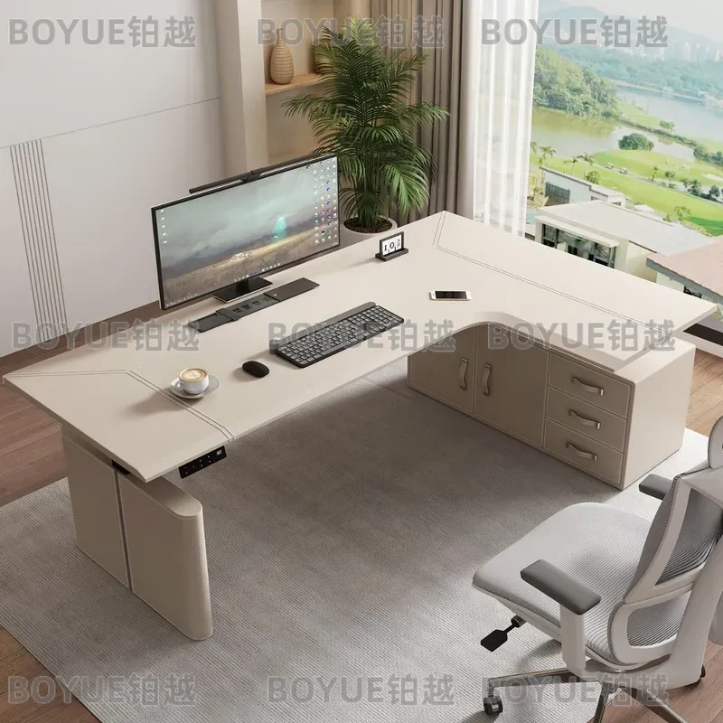 L-vormig elektrisch in hoogte  - Desk Setup Corner recensie en prijs