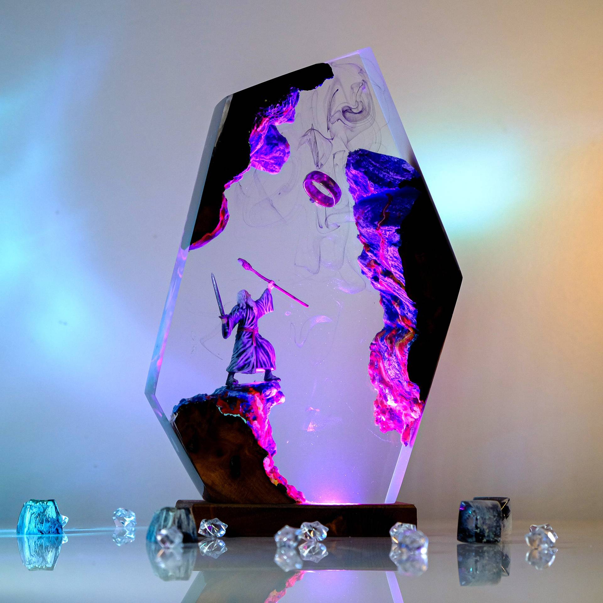 Filmscène Figuur Tafel Resin L - Desk Setup Desk recensie en prijs