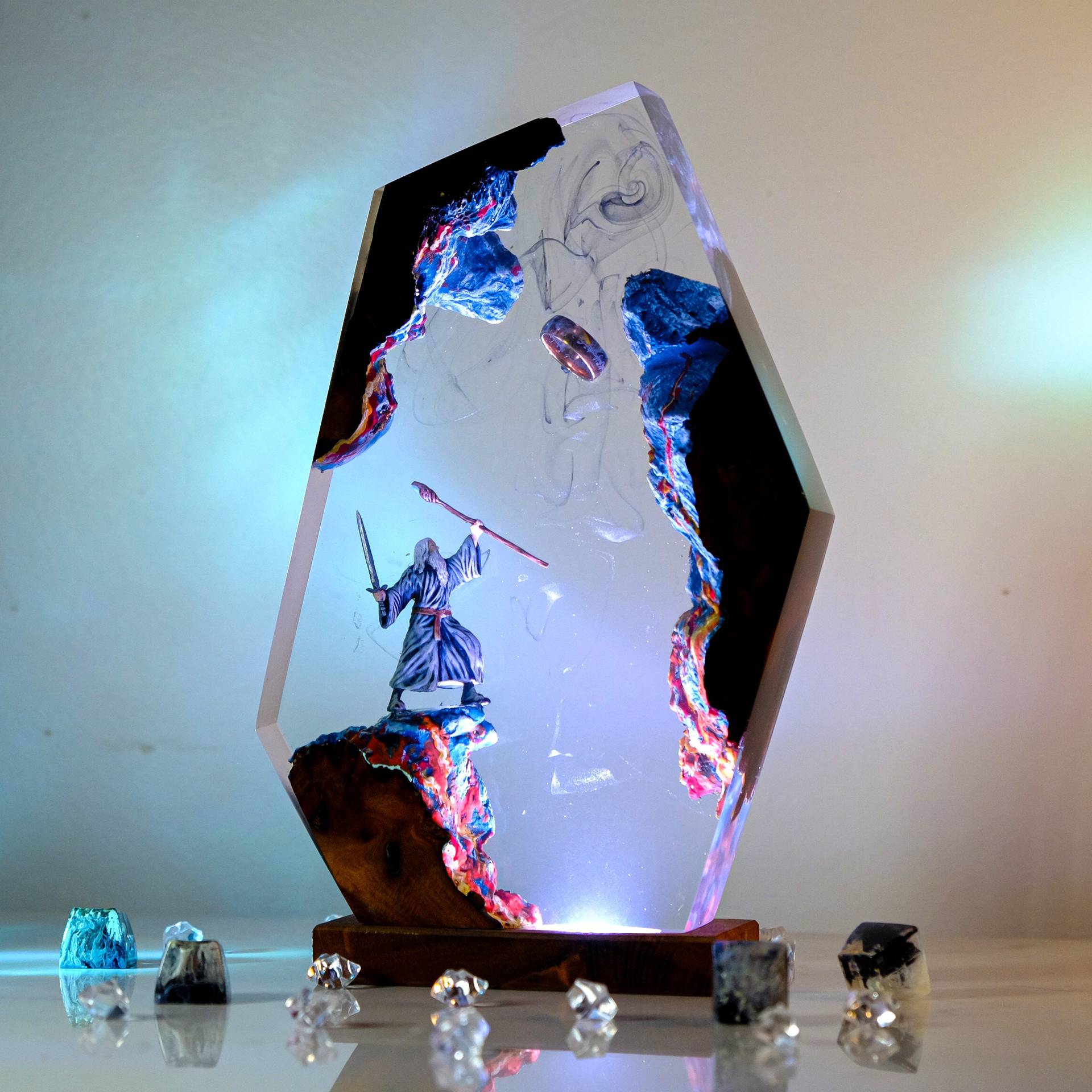 Filmscène Figuur Tafel Resin L - Desk Setup Desk recensie en prijs