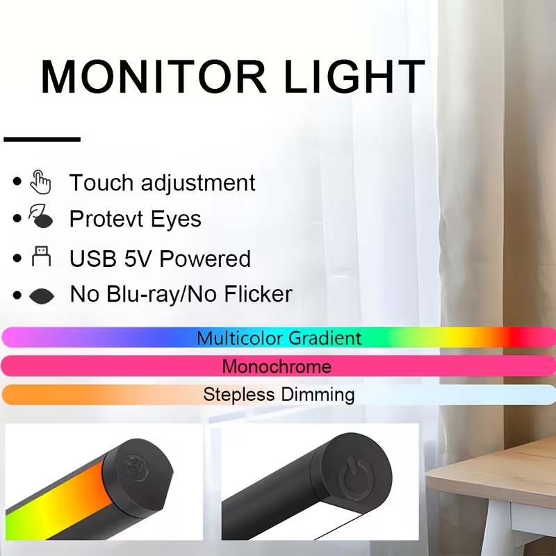 Computermonitor Schermlichtbal - Desk Setup Desk recensie en prijs